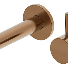 Inbouw wastafelkraan Wiesbanden Style Geborsteld Brons koper eenhendel - 29.1635