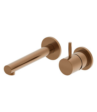 Wiesbaden Inbouw wastafelkraan Wiesbanden Style Geborsteld Brons koper eenhendel - 29.1635