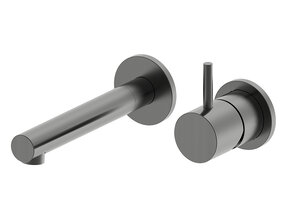 Inbouw wastafelkraan Wiesbaden Style Gunmetal eenhendel - 29.1634