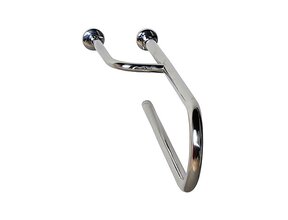 TOILET WAND-VLOERSTEUN VOOR MINDERVALIDE OP VOET 90° RVS