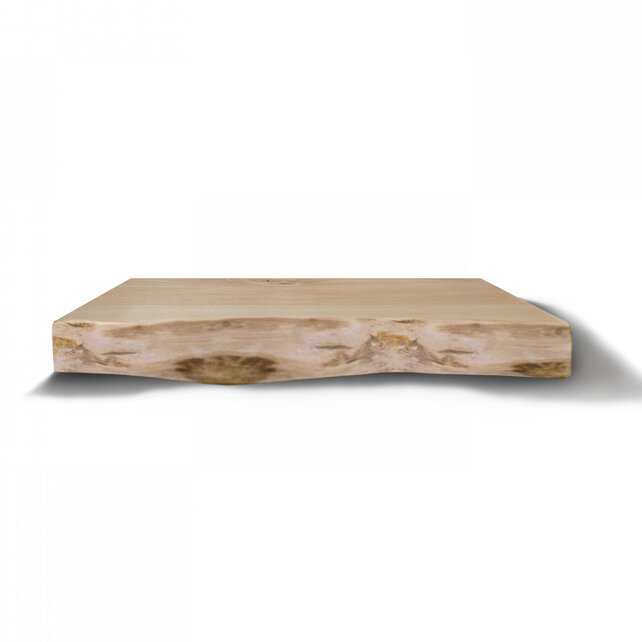 Wastafelblad Massief Hout Gliss Olie Natuur 4cm zonder Boomschors (alle maten)