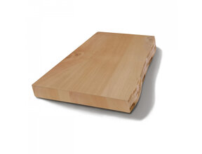 Wastafelblad Massief Hout Gliss Olie Natuur 4cm zonder Boomschors (alle maten)