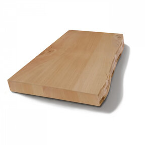 Wastafelblad Massief Hout Gliss Olie Natuur 4cm zonder Boomschors (alle maten)