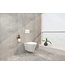 Bidet wc Wiesbaden Vesta Glans Wit met geïntegreerde kraan Koud Randloos Incl. Wc-bril Shade - 32.3334