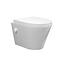 Wiesbaden Bidet wc Wiesbaden Vesta Glans Wit met geïntegreerde kraan Warm/Koud Randloos Incl. Wc-bril - 32.3339