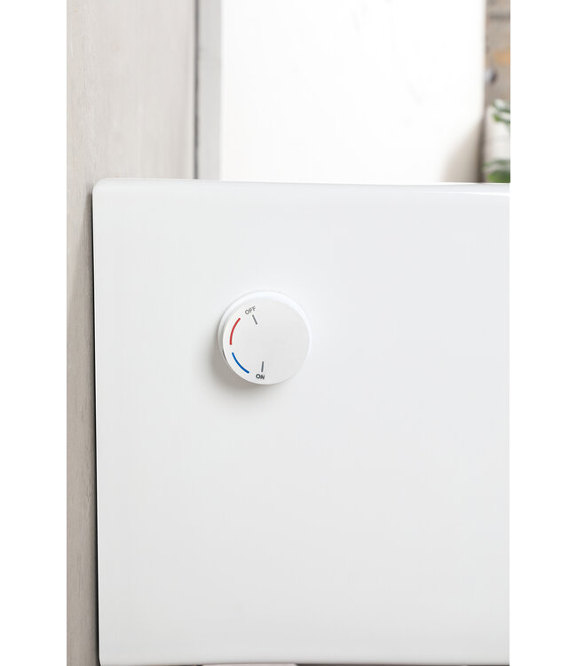 Bidet wc Wiesbaden Vesta Mat Wit met geïntegreerde kraan Warm/Koud Randloos Incl. Wc-bril Flatline - 32.3347