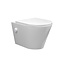 Wiesbaden Bidet wc Wiesbaden Vesta Mat Wit met geïntegreerde kraan Warm/Koud Randloos Incl. Wc-bril Shade - 32.3344