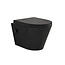 Wiesbaden Bidet wc Wiesbaden Vesta Mat Zwart met geïntegreerde kraan Koud Randloos Incl. Wc-bril - 32.3332
