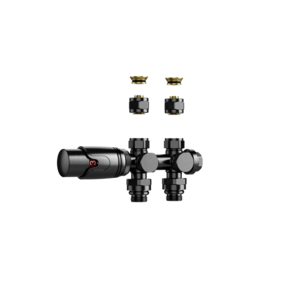 Radiatorkraan Gunmetal Recht Belrad Thermostatisch 1/2Mx16/2m30 H-Blok