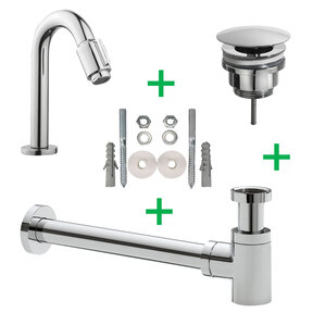 Fonteinkraan set Caral Victoria Chroom- 22.3736