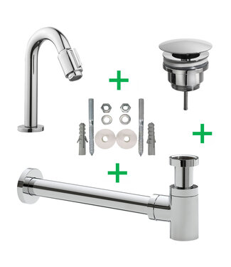 Wiesbaden Fonteinkraan set Caral Victoria Chroom- 22.3736
