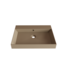 GLISS DESIGN Wastafel Lako Mat Cappuccino 60x46x7cm met kraangat