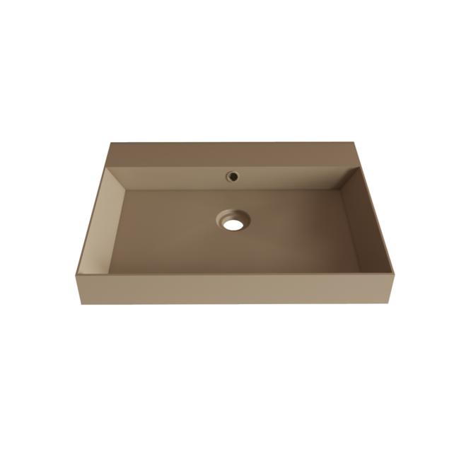 Wastafel Lako Mat Cappuccino 90x46x7cm 1 kraangat Wastafel Lako Mat Cappuccino 90x46x7cm 1 kraangat