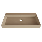 Wastafel Lako Mat Cappuccino 90x46x7cm 1 kraangat Wastafel Lako Mat Cappuccino 90x46x7cm 1 kraangat