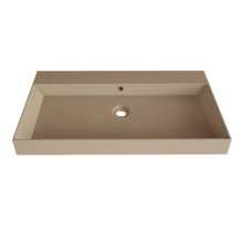 Wastafel Lako Mat Cappuccino 90x46x7cm 1 kraangat
