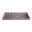GLISS DESIGN Wastafel Lako Mat Lei Grijs 120x46x7cm 2 kraangaten