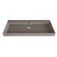 GLISS DESIGN Wastafel Lako Mat Lei Grijs 100x46x7cm 0 kraangaten