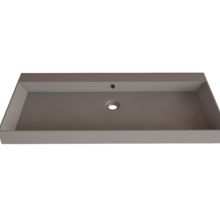 Wastafel Lako Mat Lei Grijs 90x46x7cm 0 kraangaten