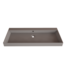 Wastafel Lako Mat Lei Grijs 90x46x7cm 0 kraangaten