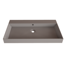 Wastafel Lako Mat Lei Grijs 80x46x7cm 0 kraangaten