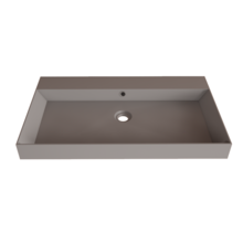 Wastafel Lako Mat Lei Grijs 80x46x7cm 0 kraangaten