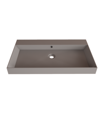 GLISS DESIGN Wastafel Lako Mat Lei Grijs 80x46x7cm 0 kraangaten