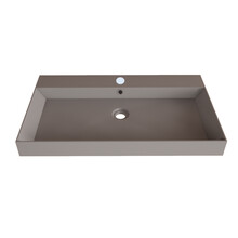 Wastafel Lako Mat Lei Grijs 80x46x7cm 1 kraangat