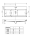 Wastafel Lako Mat Zwart 70x46x7cm 0 kraangat