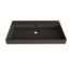 GLISS DESIGN Wastafel Lako Mat Zwart 80x46x7cm 0 kraangaten