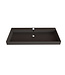 Wastafel Lako Mat Zwart 90x46x7cm 0 kraangaten