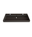 Wastafel Lako Mat Zwart 100x46x7cm 2 kraangaten