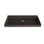 GLISS DESIGN Wastafel Lako Mat Zwart 100x46x7cm 0 kraangaten