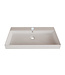 Wastafel Lako Mat Wit 80x46x7cm 0 kraangat