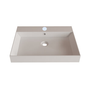 Wastafel Lako Mat Wit 70x46x7cm 1 kraangat