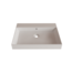 GLISS DESIGN Wastafel Lako Mat Wit 60x46x7cm 0 kraangat