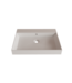 GLISS DESIGN Wastafel Lako Mat Wit 60x46x7cm 0 kraangat