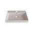 GLISS DESIGN Wastafel Lako Glans Wit 60x46x7cm 1 kraangat