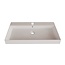 GLISS DESIGN Wastafel Lako Glans Wit 80x46x7cm 1 kraangat