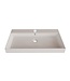 GLISS DESIGN Wastafel Lako Glans Wit 80x46x7cm 1 kraangat