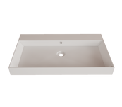 Wastafel Lako Glans Wit 80x46x7cm 0 kraangat Wastafel Lako Glans Wit 80x46x7cm 0 kraangat