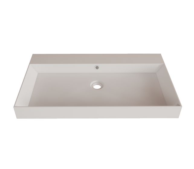 Wastafel Lako Glans Wit 80x46x7cm 0 kraangat Wastafel Lako Glans Wit 80x46x7cm 0 kraangat