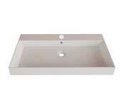 Wastafel Lako Glans Wit 80x46x7cm 0 kraangat Wastafel Lako Glans Wit 80x46x7cm 0 kraangat