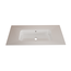 GLISS DESIGN Wastafel Asia Glans Wit 100cm wasbak zonder kraangat
