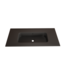 GLISS DESIGN Wastafel Asia Mat Zwart 100cm wasbak zonder kraangat