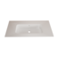 GLISS DESIGN Wastafel Asia Mat Wit 90cm wasbak zonder kraangat