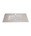 Wastafel Asia Glans Wit 90cm wasbak zonder kraangat