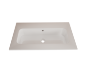 Wastafel Asia Glans Wit 80cm wasbak zonder kraangat Wastafel Asia Glans Wit 80cm wasbak zonder kraangat