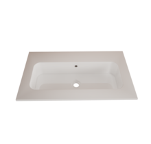 Wastafel Asia Glans Wit 80cm wasbak zonder kraangat