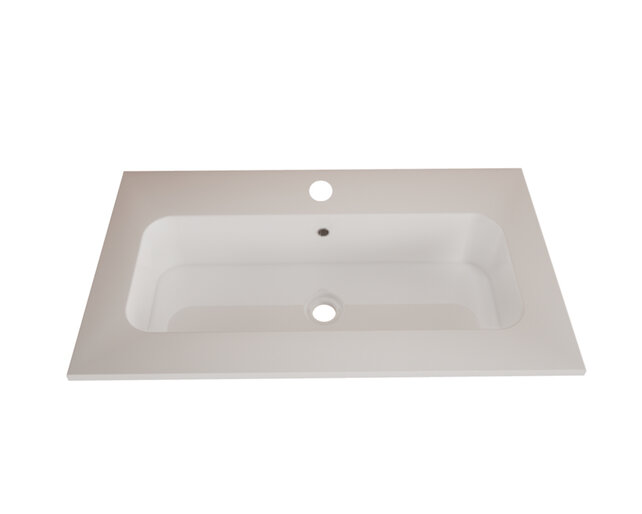 Wastafel Asia Glans Wit 80cm wasbak zonder kraangat Wastafel Asia Glans Wit 80cm wasbak zonder kraangat