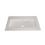 GLISS DESIGN Wastafel Asia Mat Wit 80cm wasbak zonder kraangat